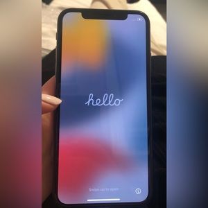 iPhone X. Color grey spaced